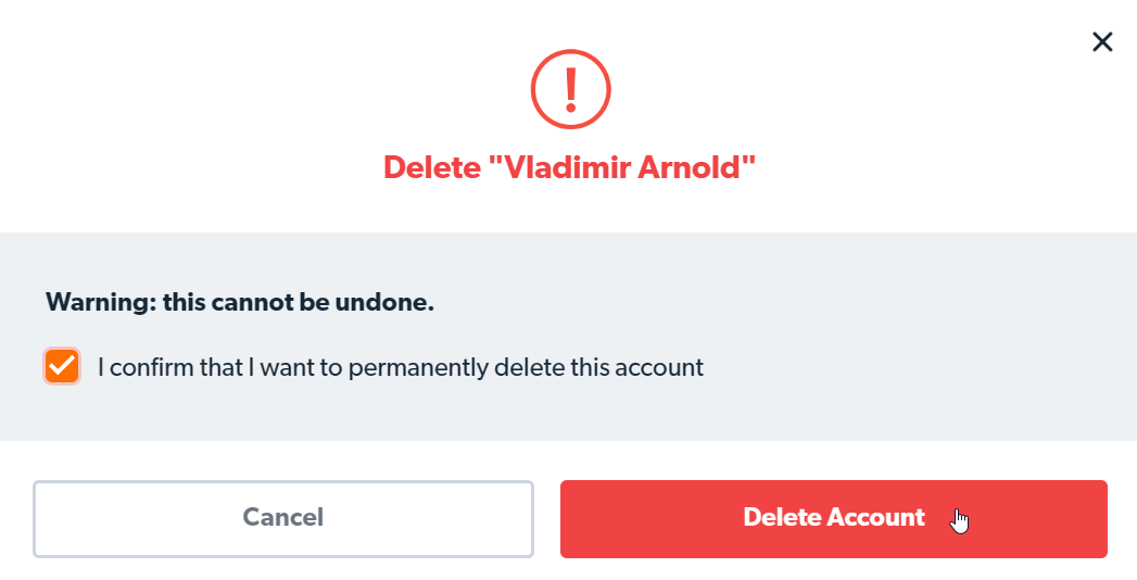 Delete a student account Matific Help