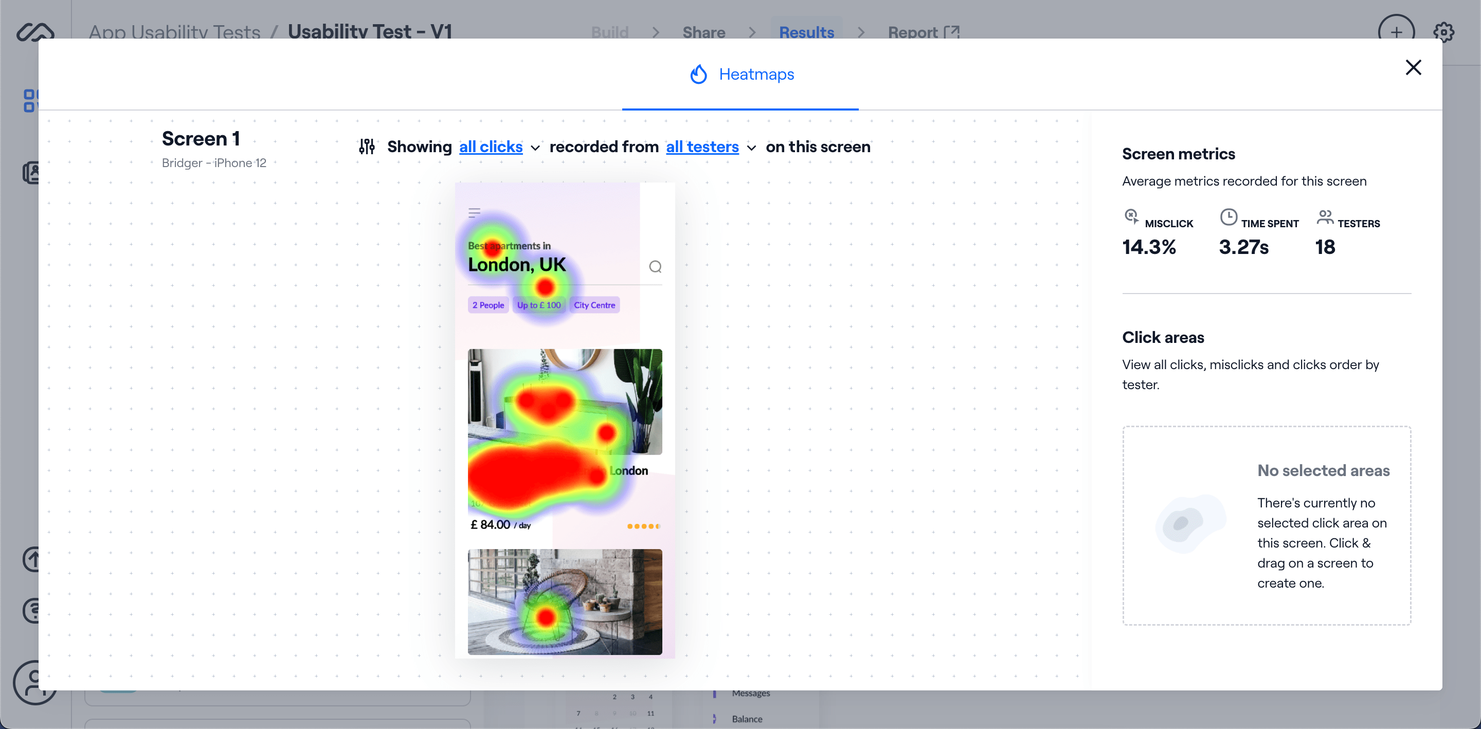 A guide to click heatmaps in Maze Maze Help