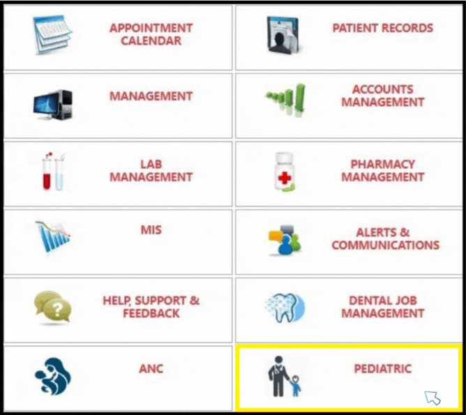 Pediatric Patient Listing Medixcel Support