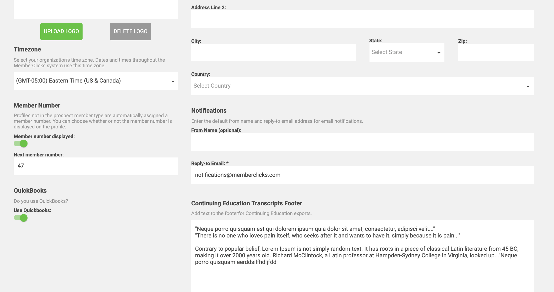 Continuing education transcript MC Professional