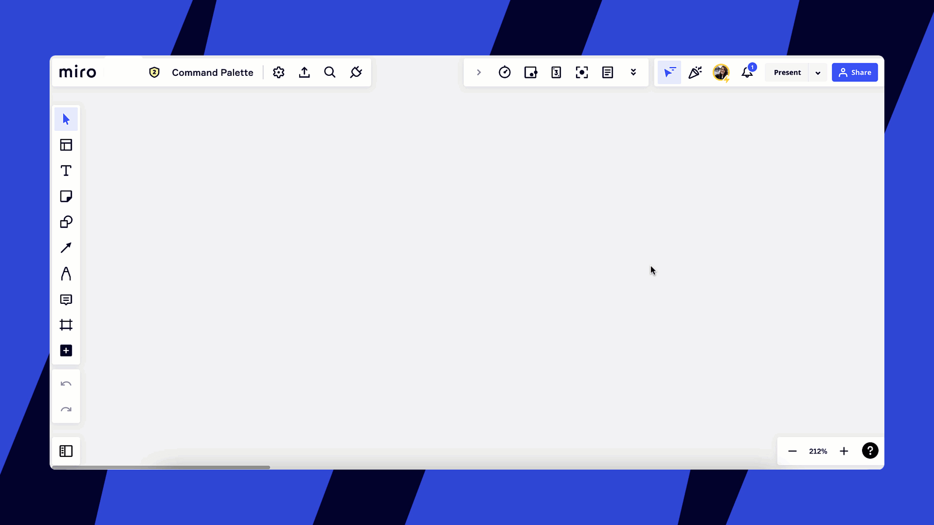 Command palette Miro Help Center