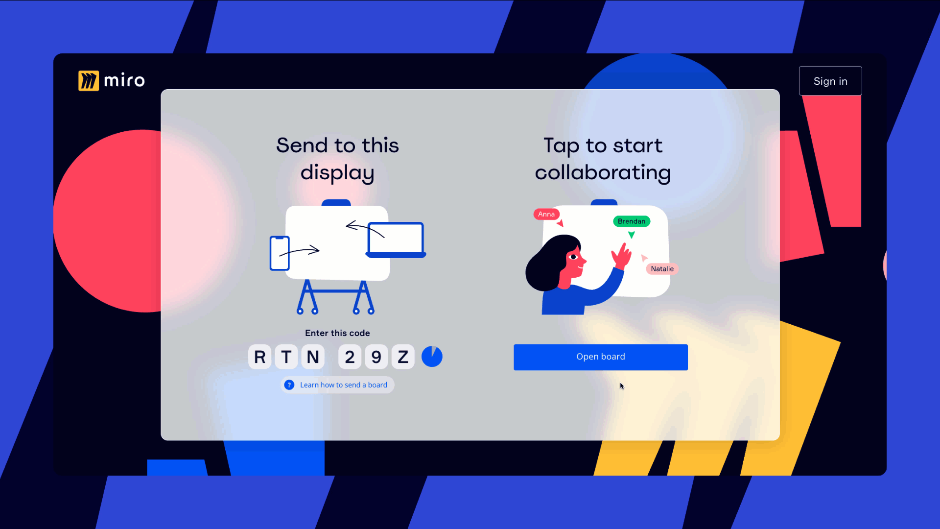 Interactive displays Miro Help Center
