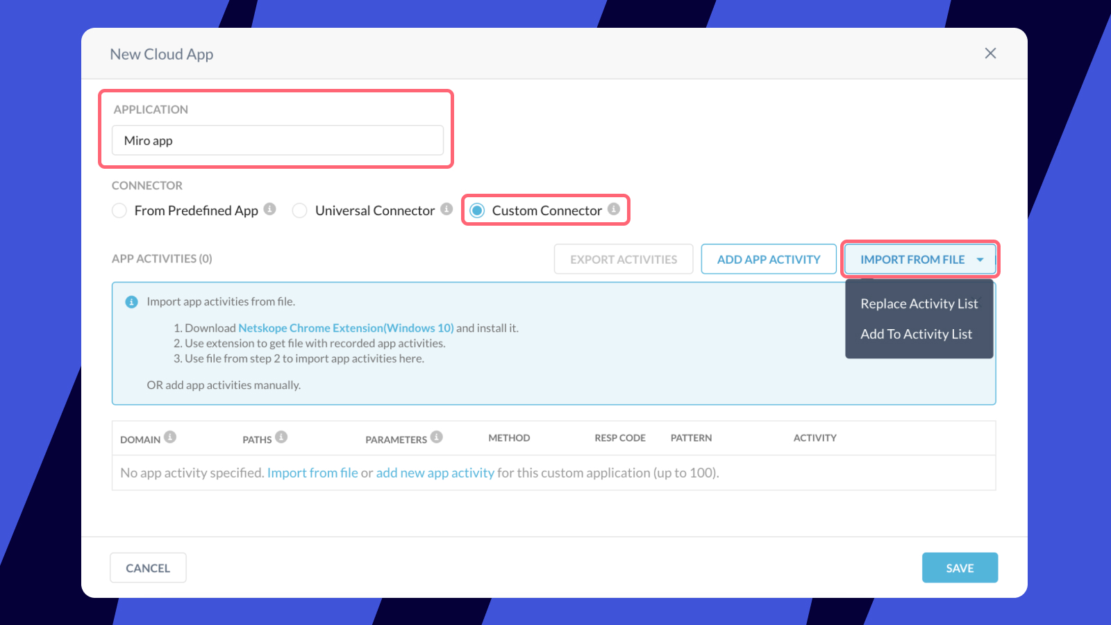 Netskope connector for Miro Enterprise Miro Help Center