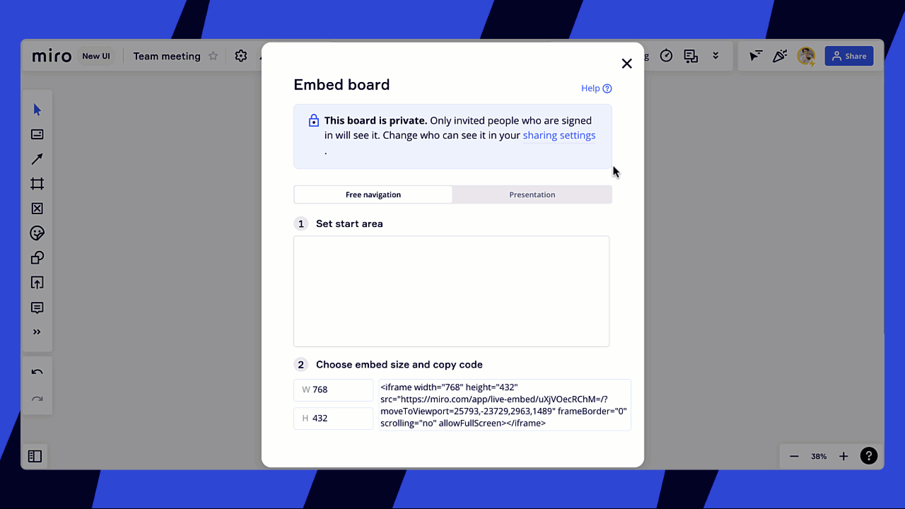 How to embed Miro boards Miro Help Center
