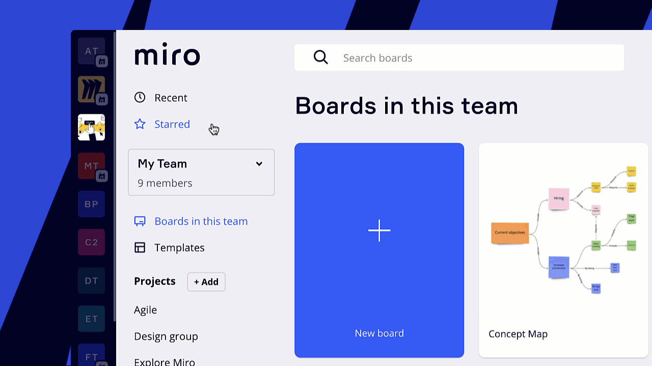I lost my board or content Miro Help Center
