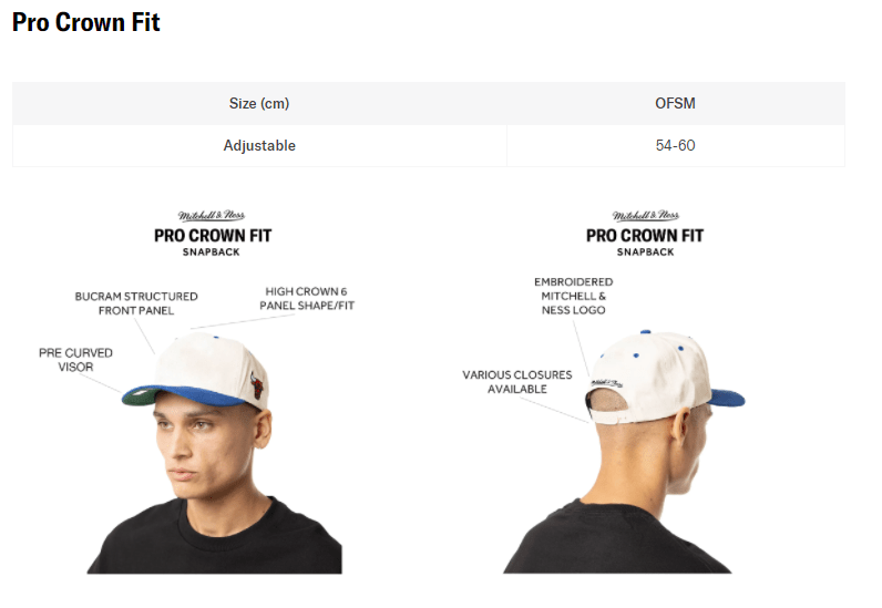Pro Crown Fit Mitchell & Ness