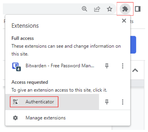 How to use / install the Chrome Authenticator Extension