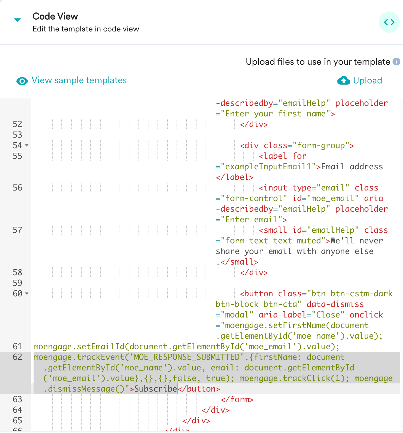 HTML InApp Templates User Guide
