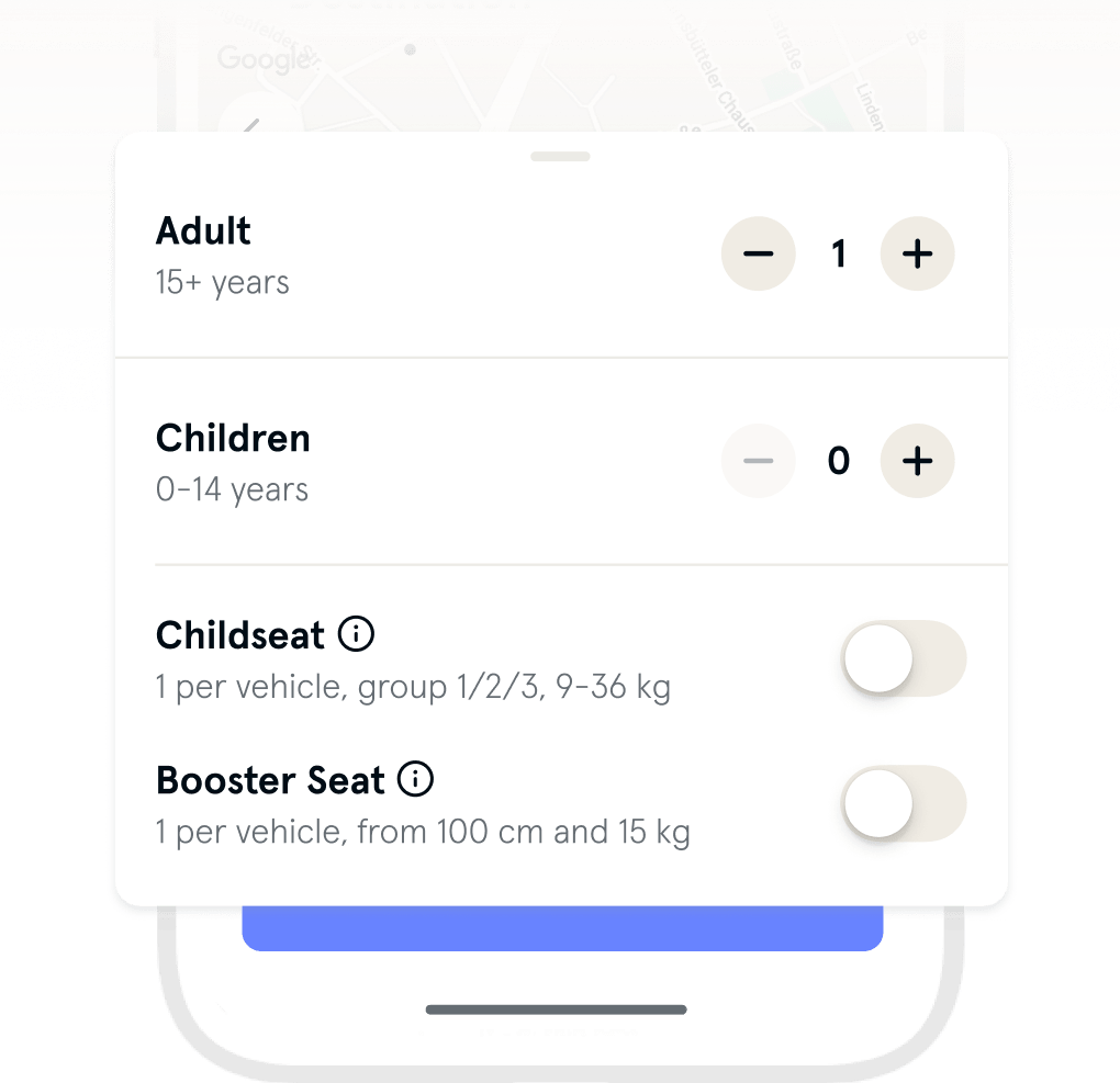 Are there child seats in the vehicle? Home