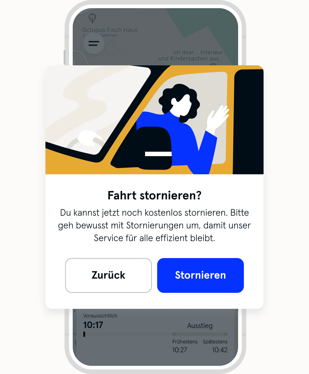 Kann ich eine gebuchte Fahrt stornieren? Startseite