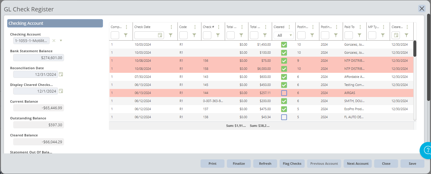 End of Year (EOY) Accounting Motility Software Solutions