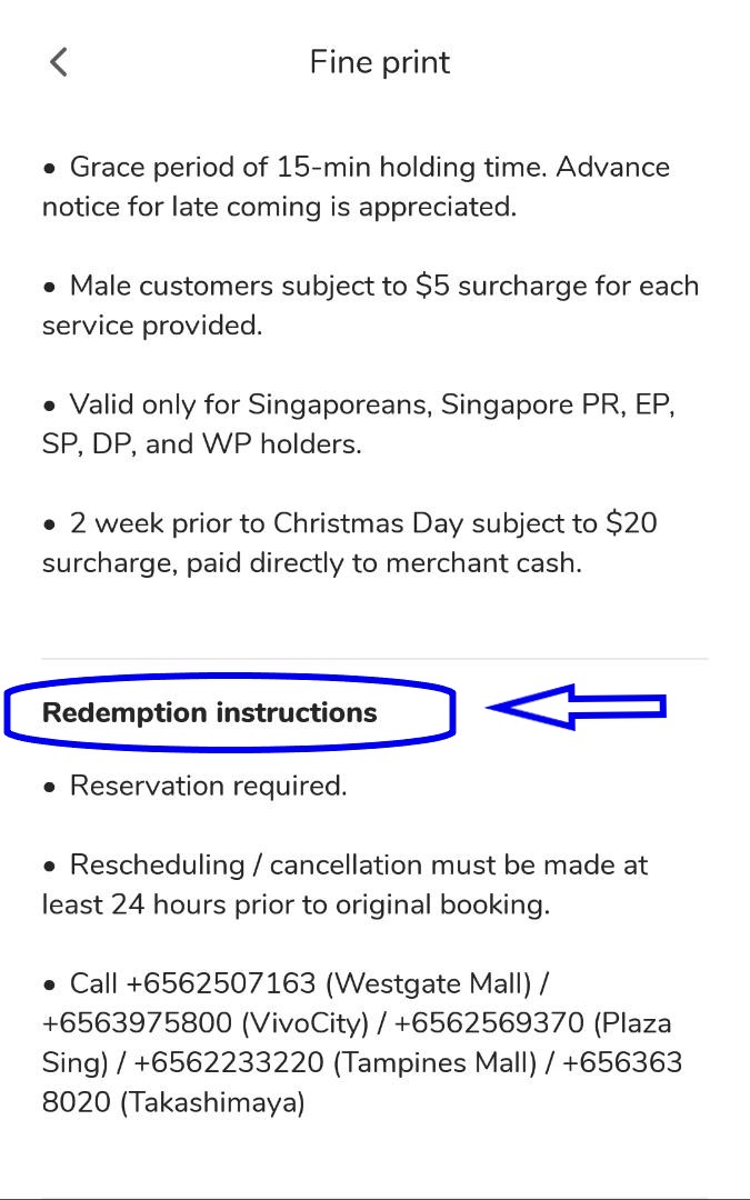 How do I redeem my voucher? Fave