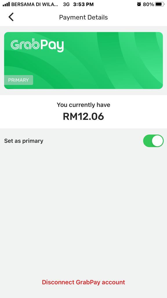 Can I use GrabPay as my primary method of payment? Fave