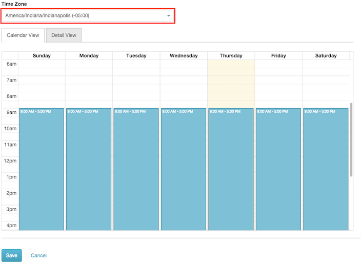 Add a time zone to a set of contactable times Genesys Cloud Resource