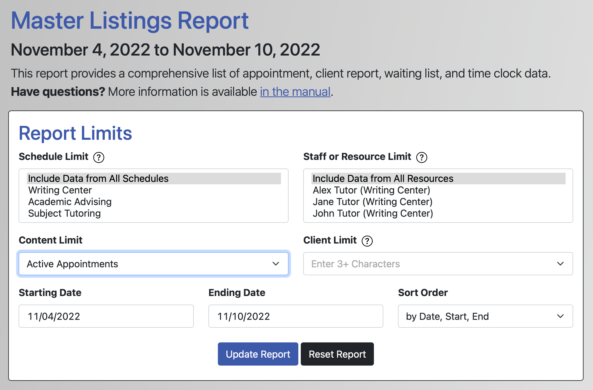 The Management Solution for Academic Centers