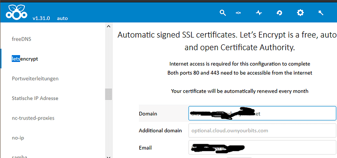 Letsencrypt renewal problem 📦 Appliances (Docker, Snappy