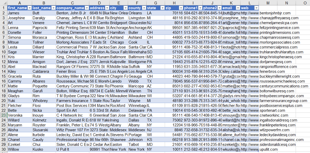 Generate Emails from Data in Excel Files