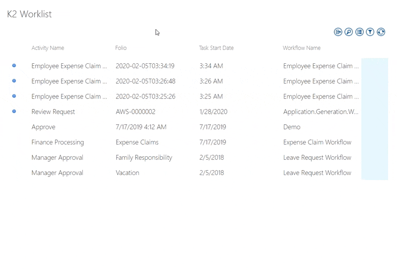 K2 for SharePoint App
