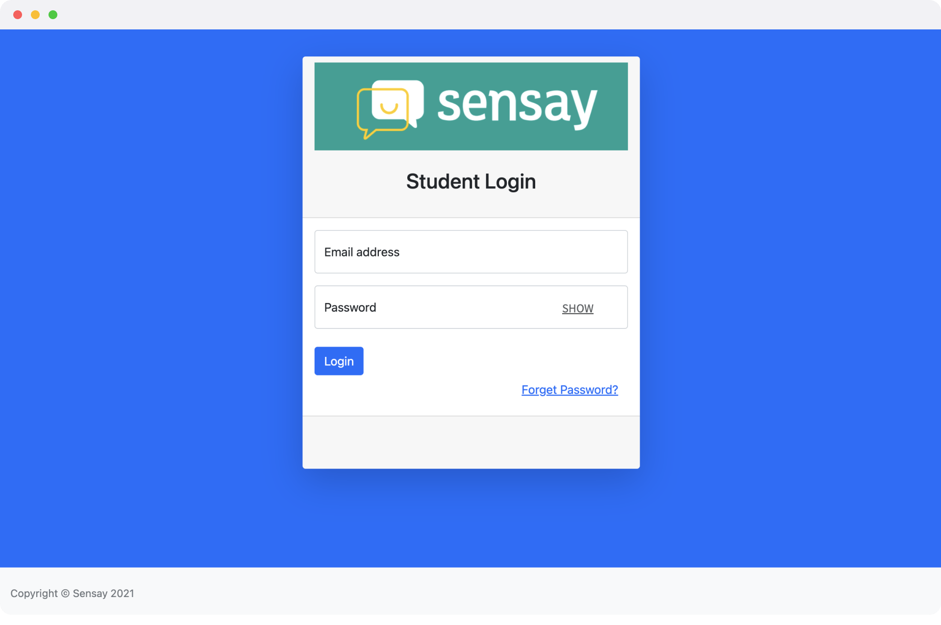 What is a Student Account? Sensay Help Desk