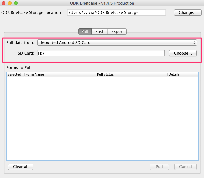 Guide ODK Briefcase Ona Data Help Center