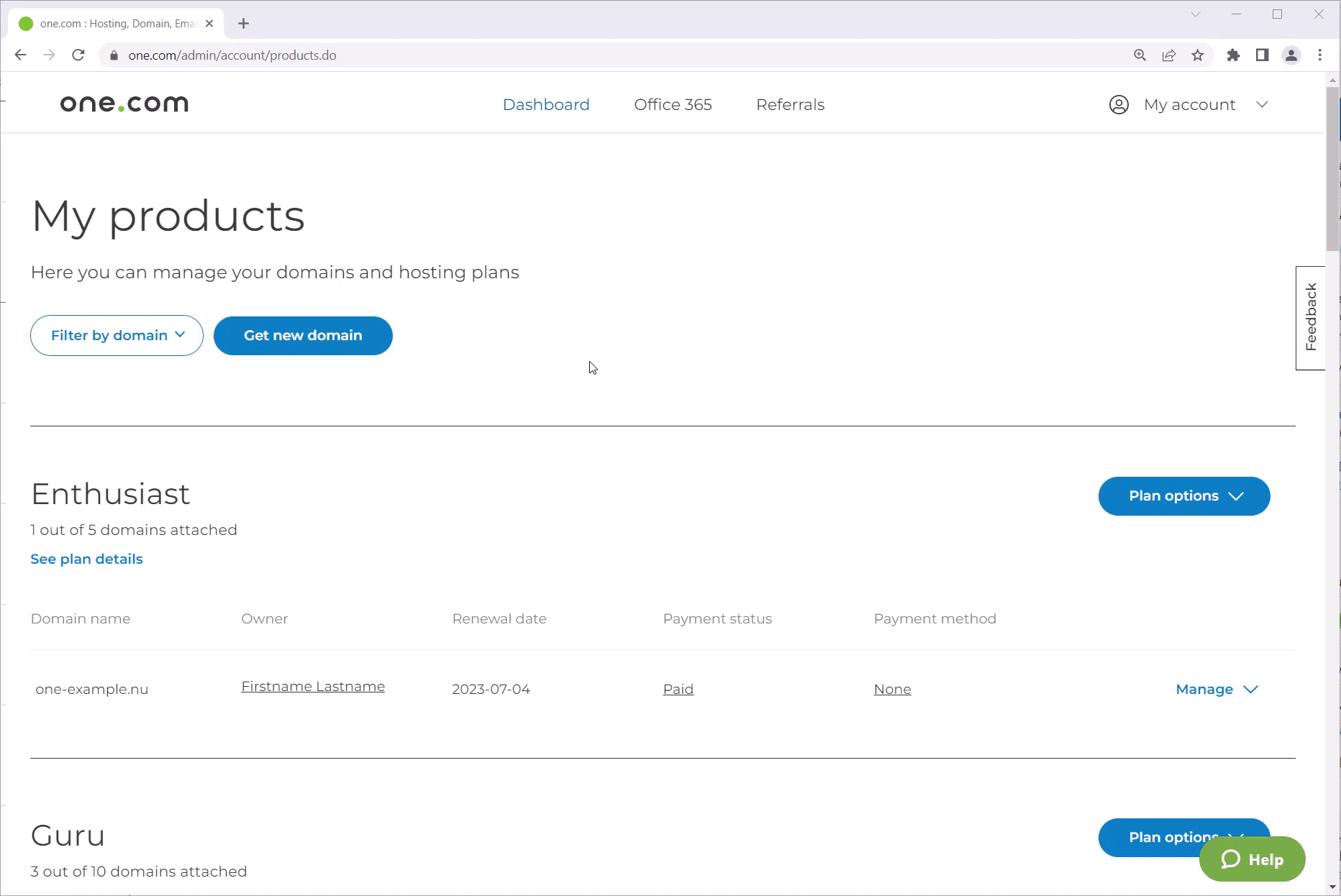 How do I transfer my domain away from Support