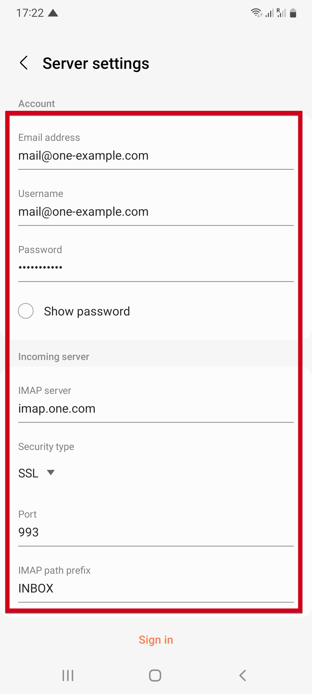 Email instellen in de Samsungapp op Android Ondersteuning