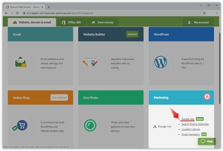 Getting Started With Google Ads – Support | One.com