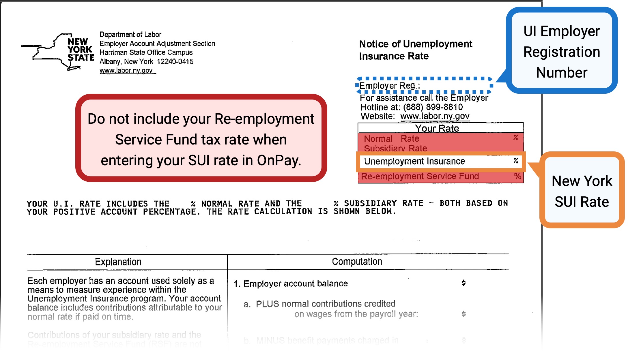 Add or update New York SUI rates Help Center Home