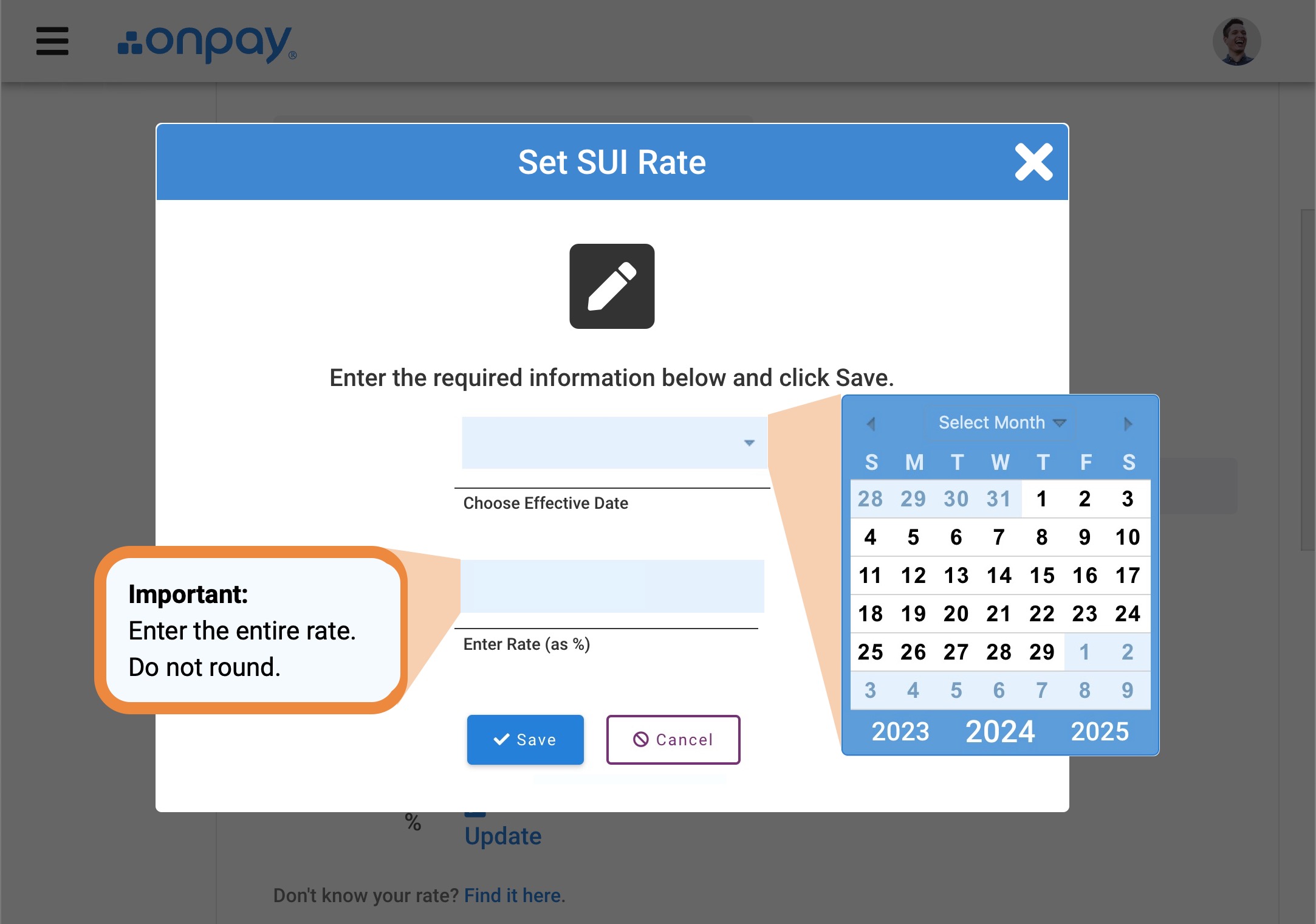 Add or update New Jersey SUI rates Help Center Home