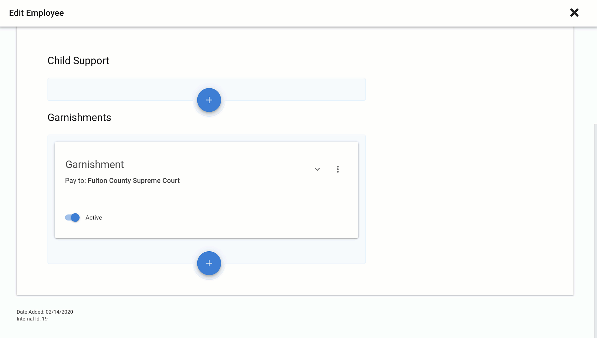 How to add garnishments and levies Help Center Home