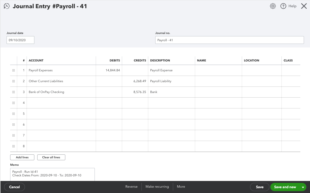 QuickBooks export Summary vs. Detail Help Center Home