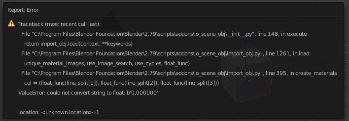 Blender Unable To Open Exported Wavefront Obj File From Osm2world In Windows Osm Help