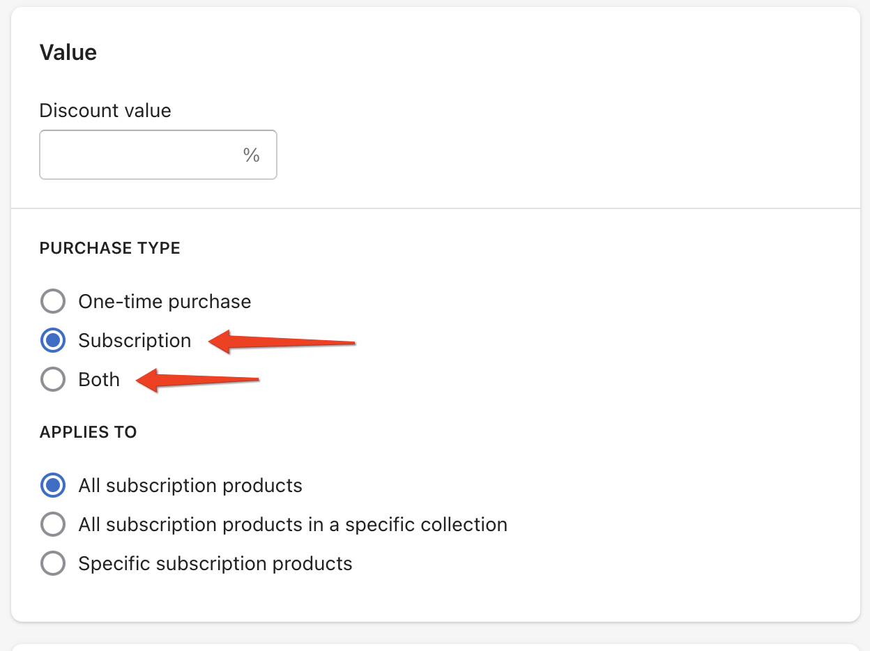 Shopify Discount Codes Ordergroove Knowledge Center
