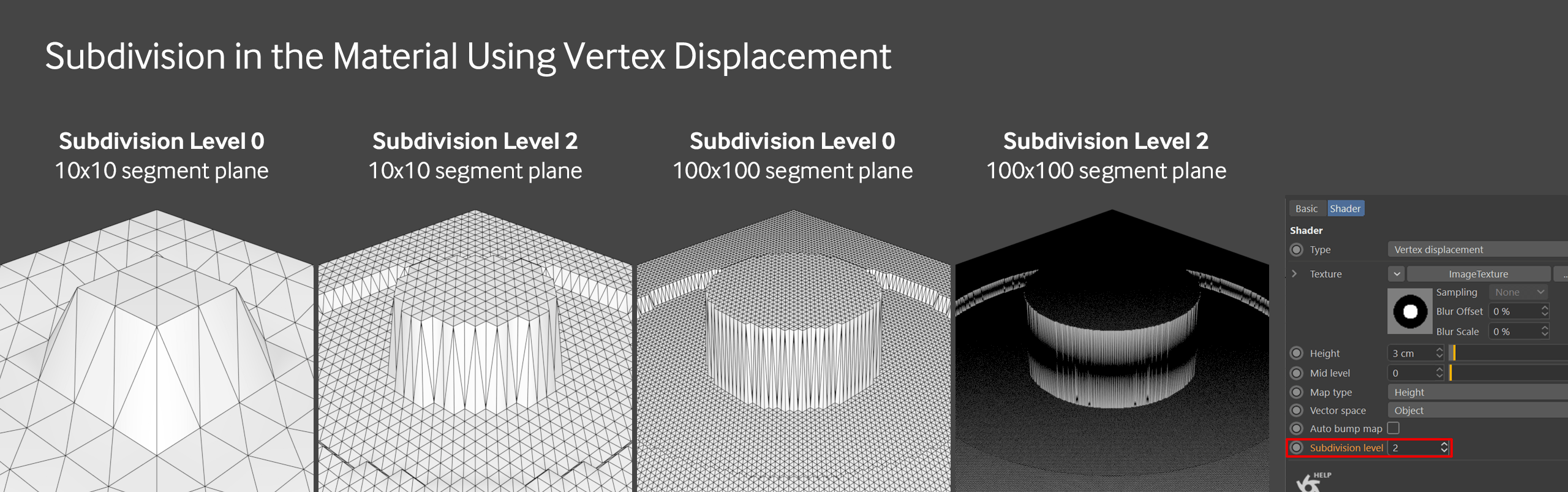 Displacement in Octane for Cinema 4D Part 2 Model and Texture