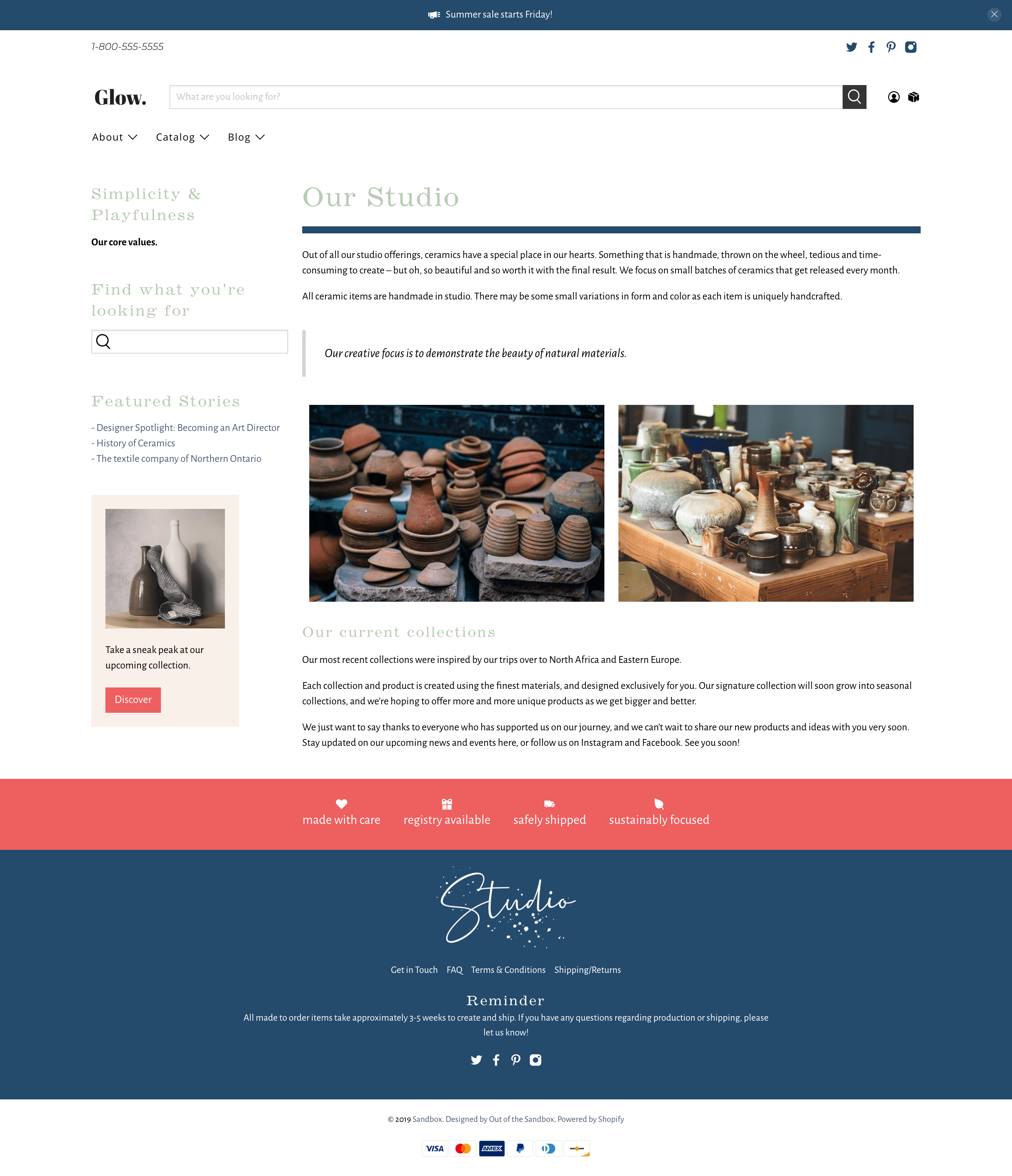 Flex templates Page with sidebar Out of the Sandbox