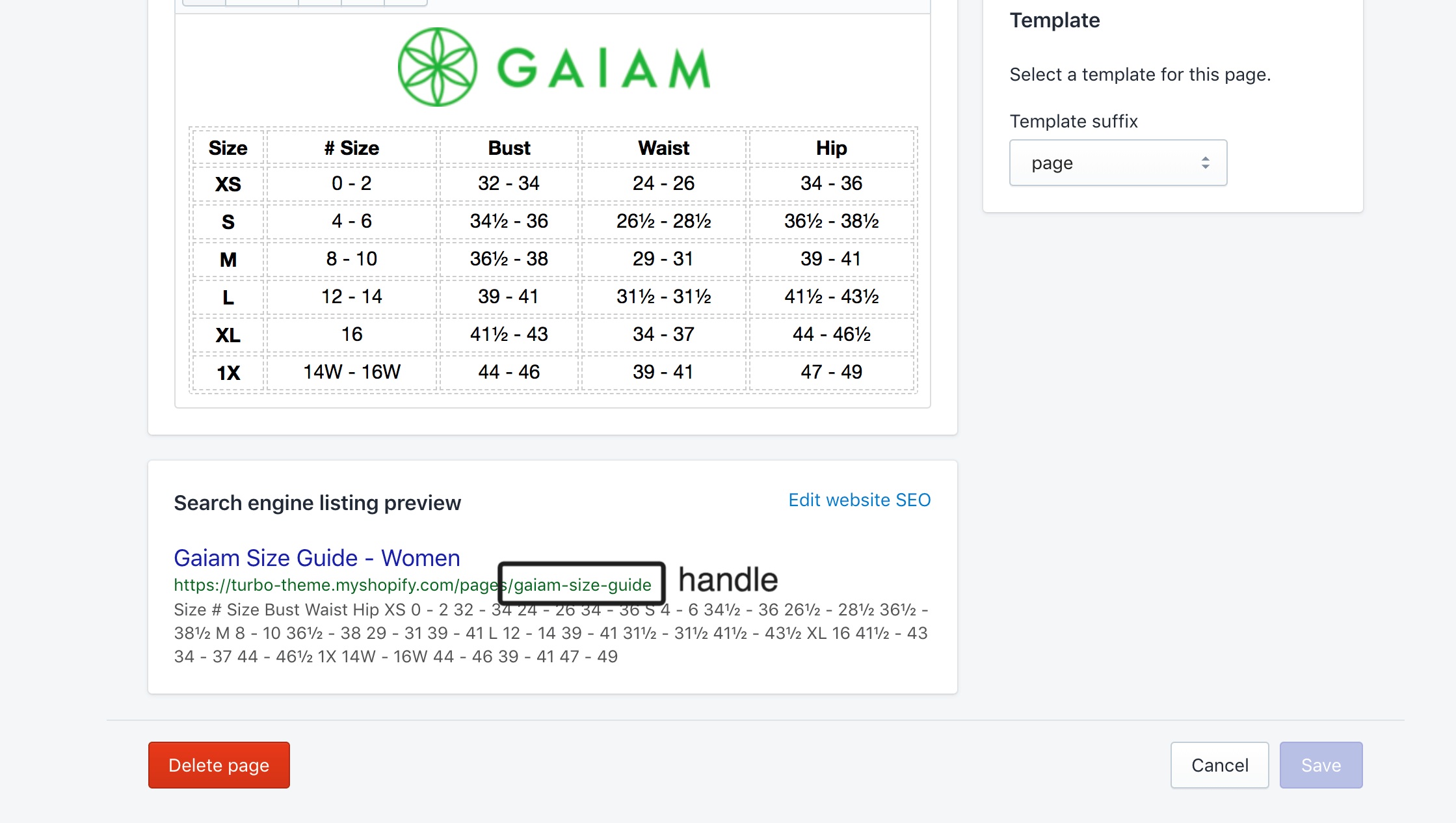 Turbo Guide Size Chart Out of the Sandbox