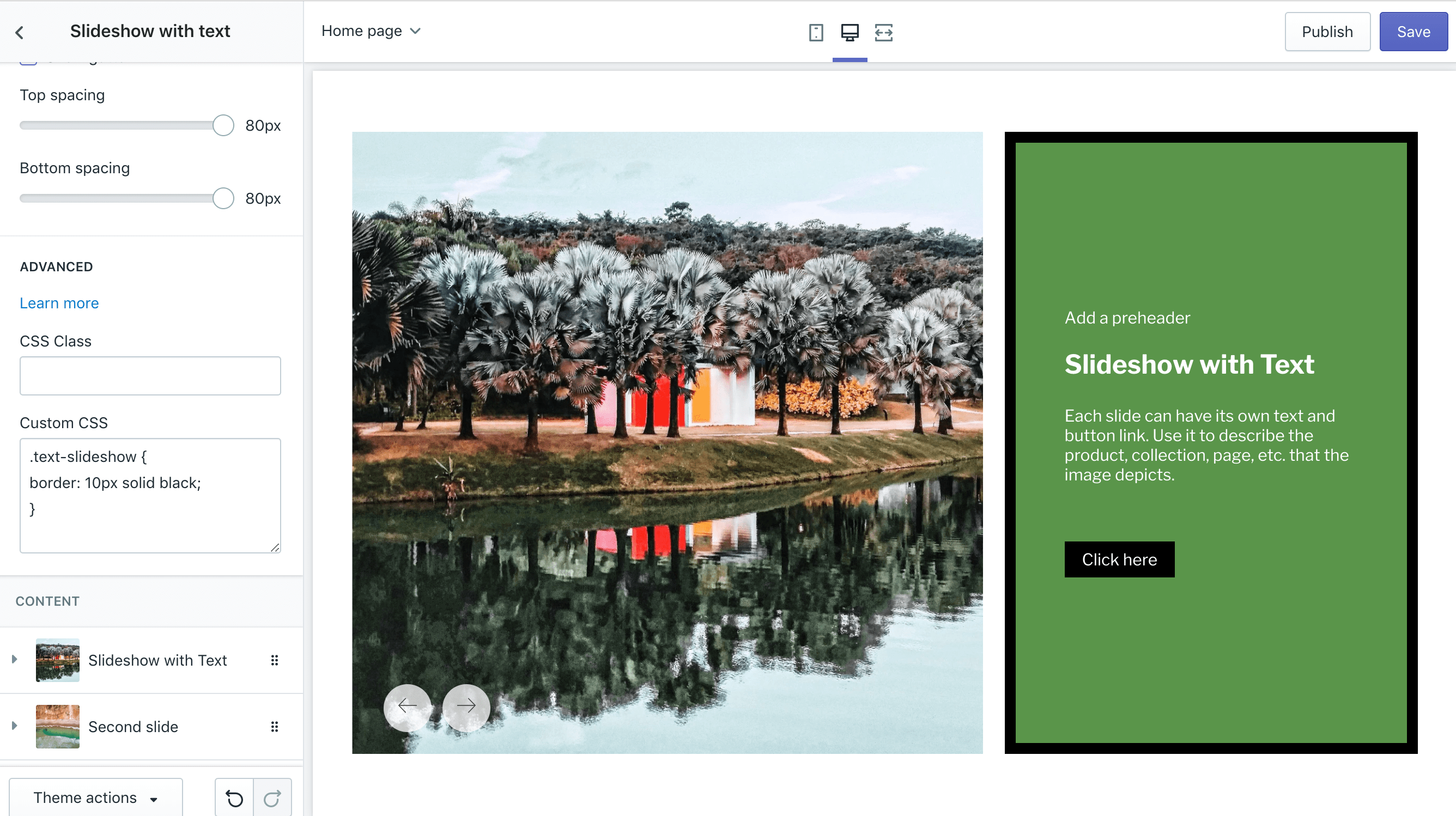 Flex Guide Slideshow with Text Section Out of the Sandbox