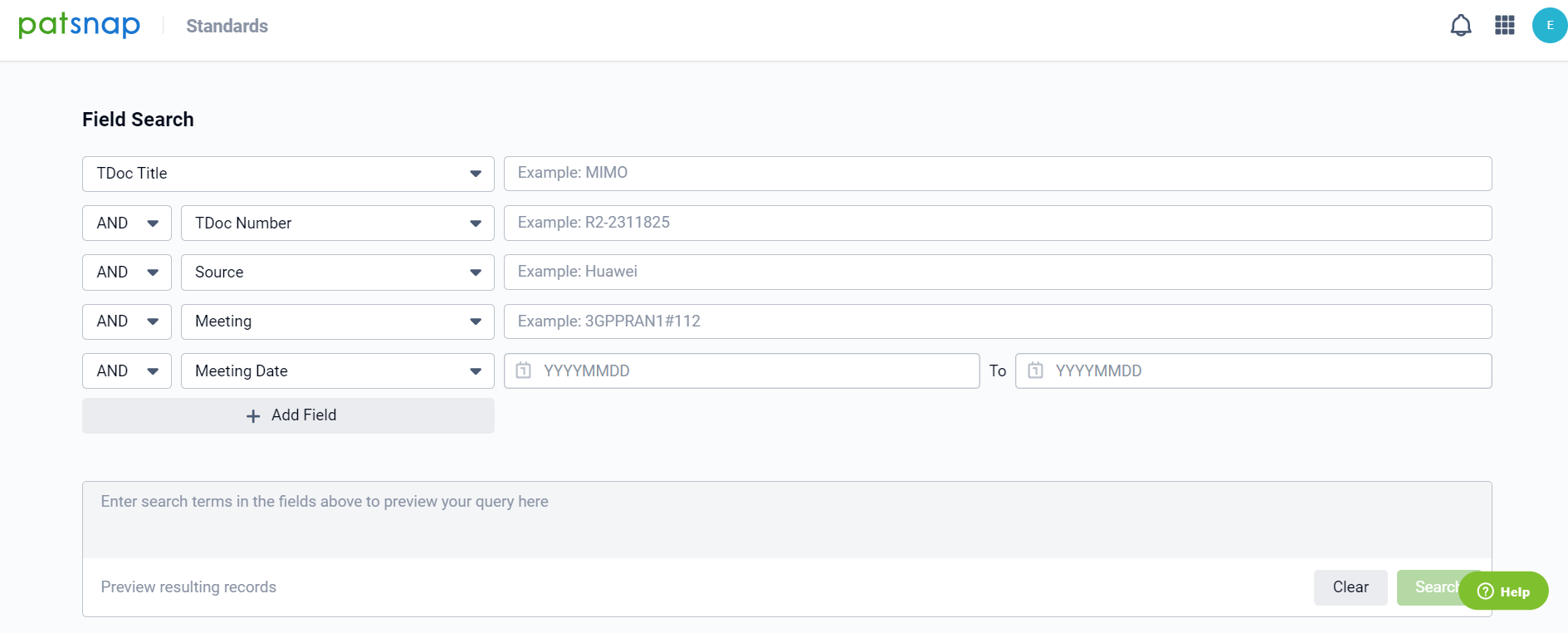 TDoc Searching PatSnap Help Center