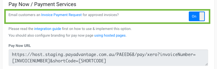 Automatically send Invoice Payment Request emails for new invoices