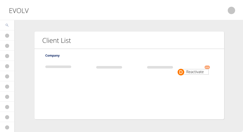 Reactivating an Account on EVOLV · Customer SelfService