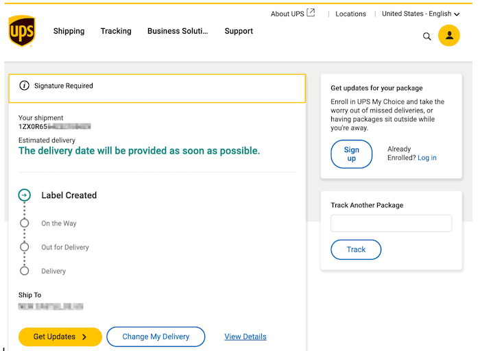 Track a Shipment PayPal Shipping Center Help