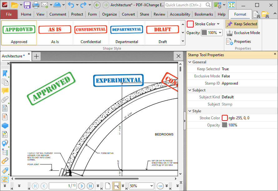 PDFXChange Editor Plus V9 User Manual > Tabs Guide > Comment Tab