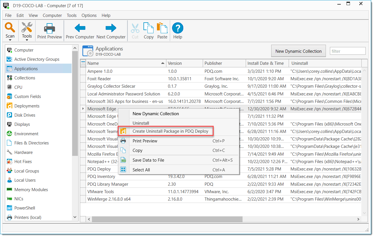 Uninstall Applications from PDQ Inventory PDQ Deploy & Inventory Help