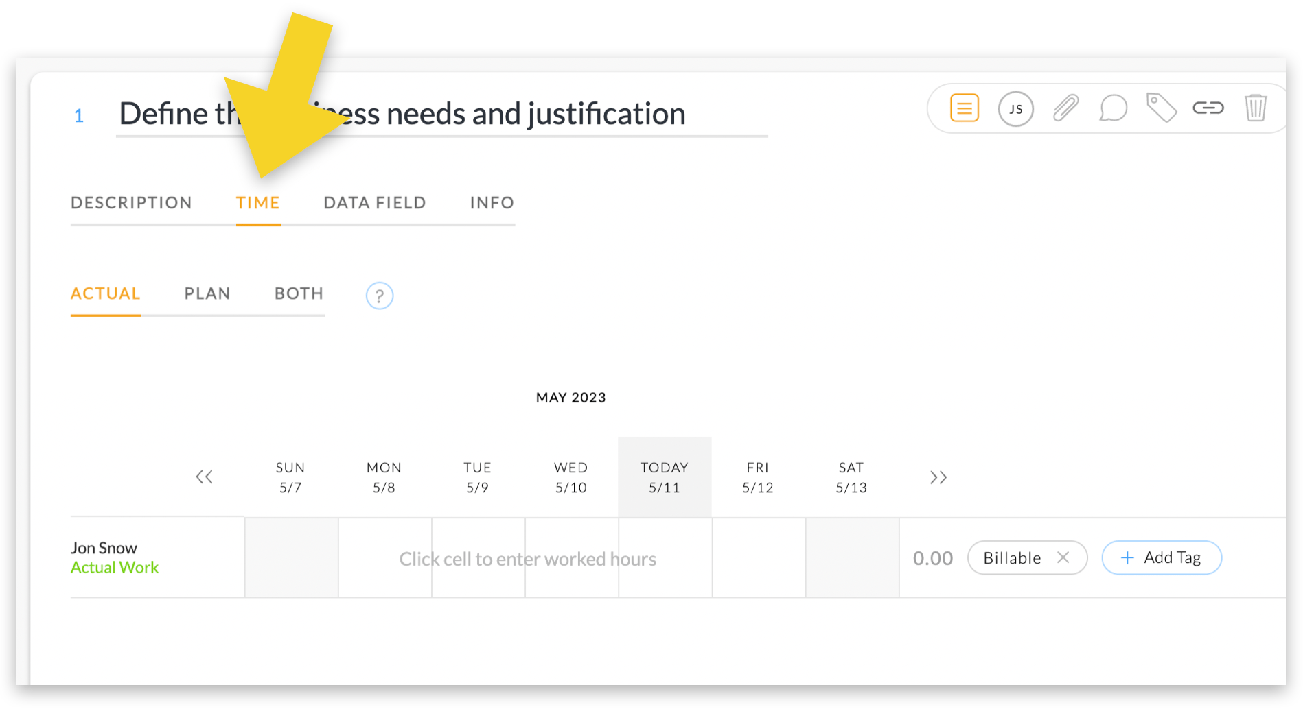Planned Work Effort with Time Entry Pie Help Center & Community Portal