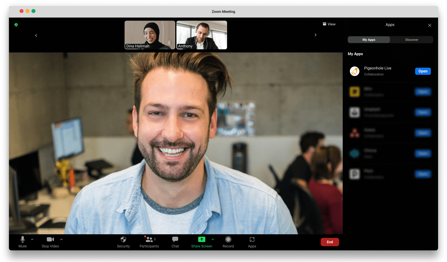 Setting up the Pigeonhole Live app for Zoom Meetings Help Centre