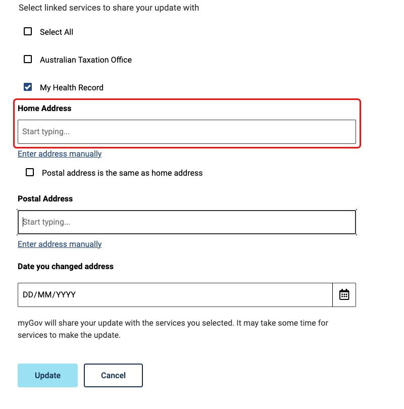 How do I find my residential address associated with my IHI? Pilot