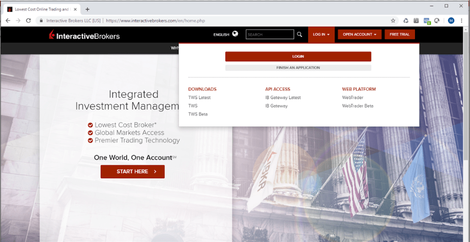 Log In to Interactive Brokers