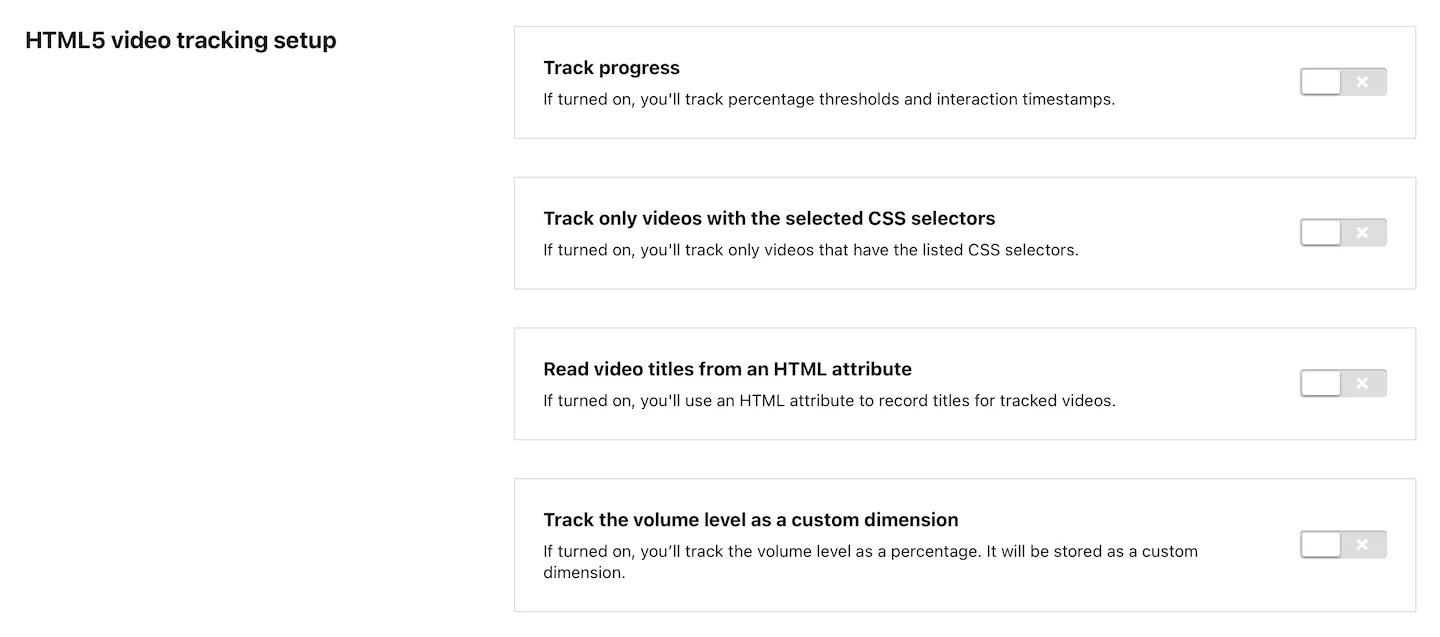HTML5 video tracking tag Piwik PRO help center