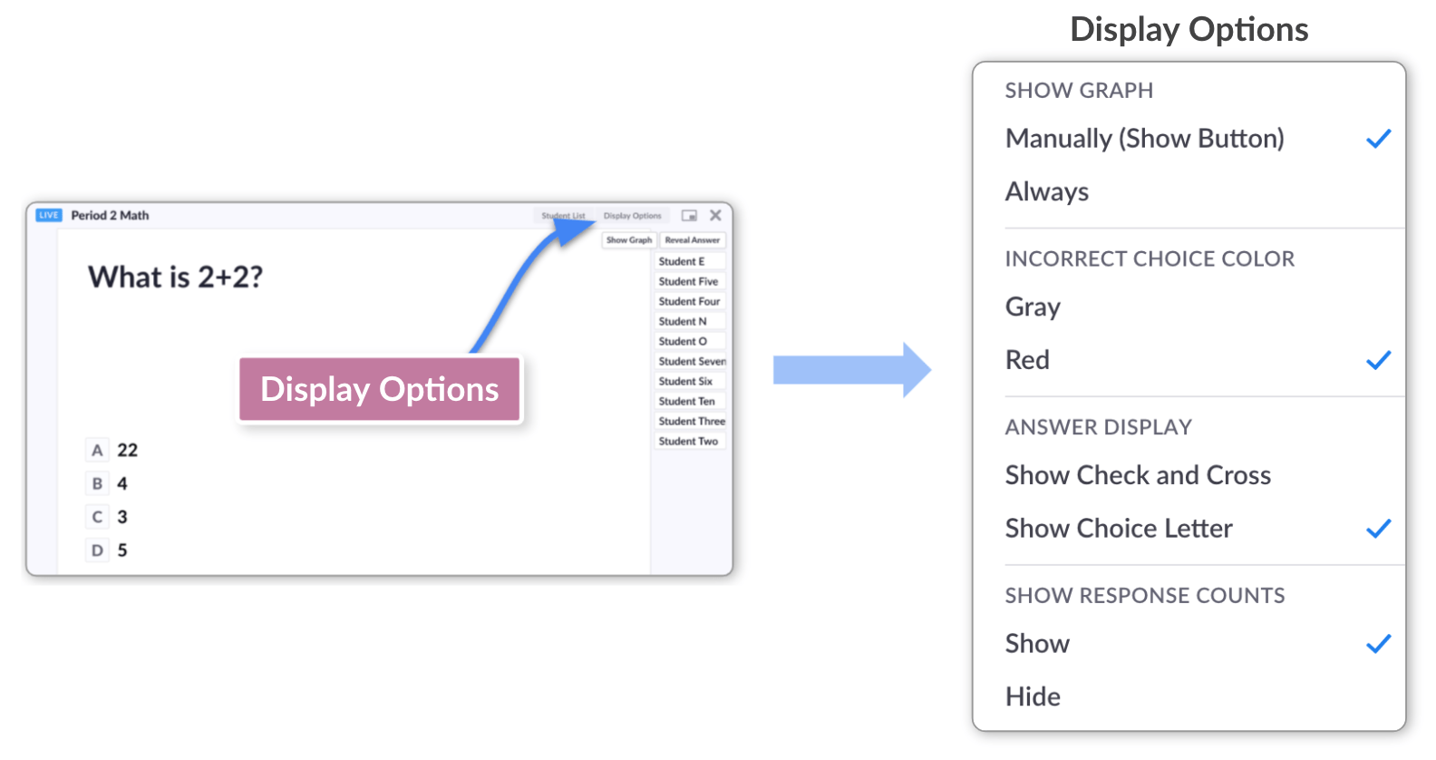 How to display and review student responses Plickers