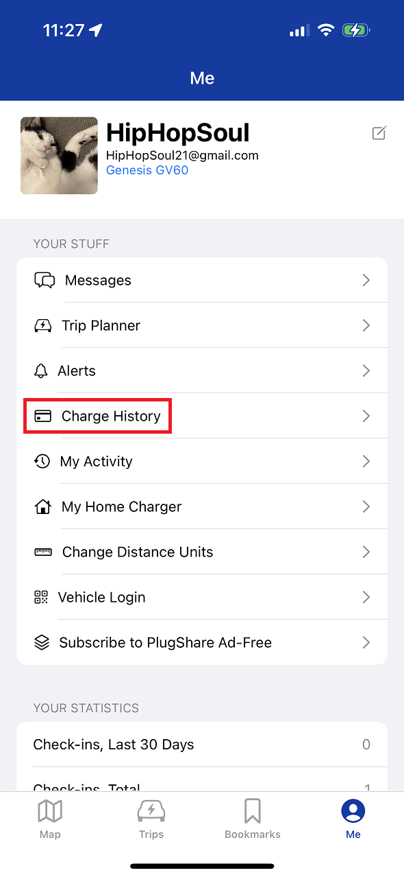 Add a payment method for Pay with PlugShare Plugshare